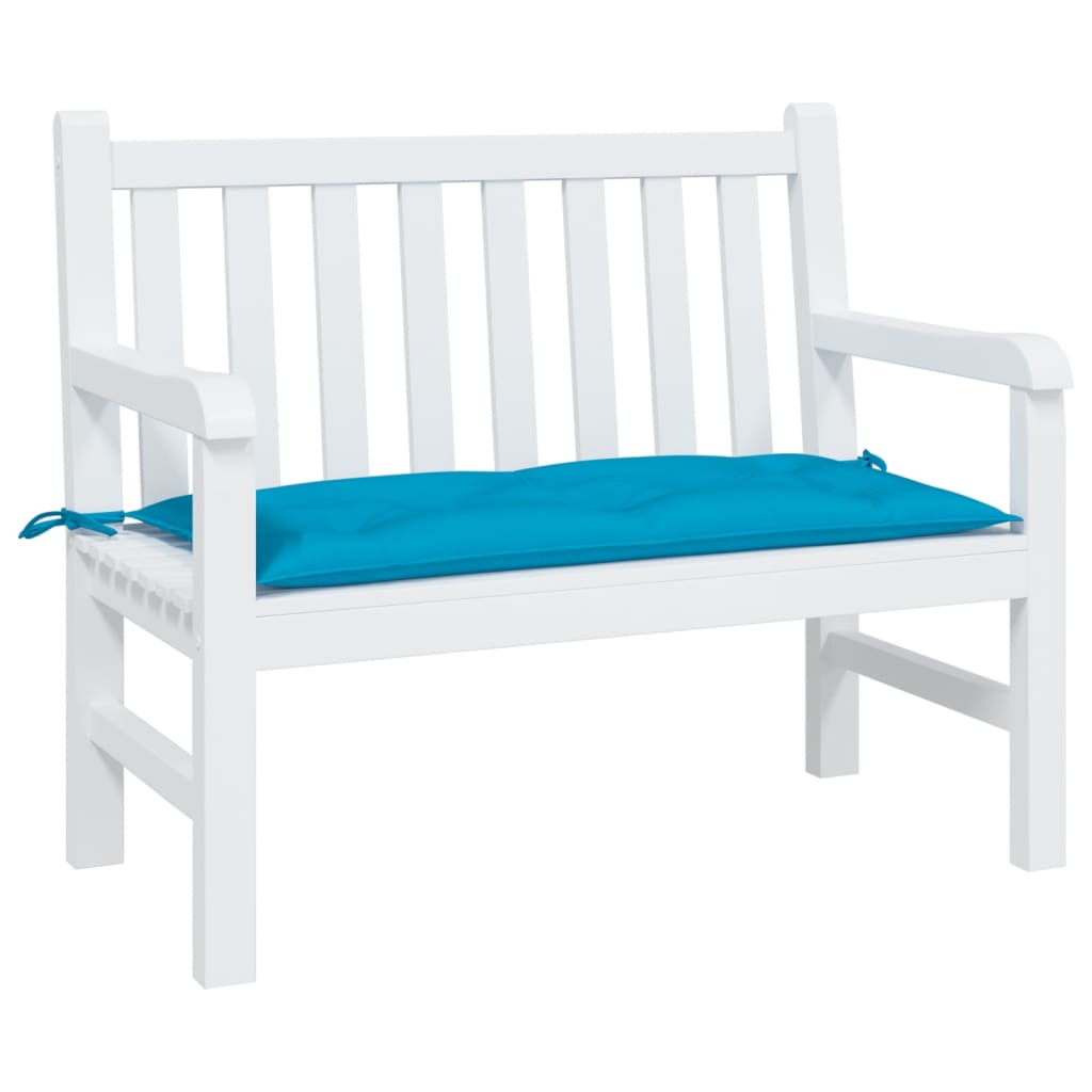 Jastuk za vrtnu klupu svjetloplavi 110x50x7 cm tkanina Oxford
