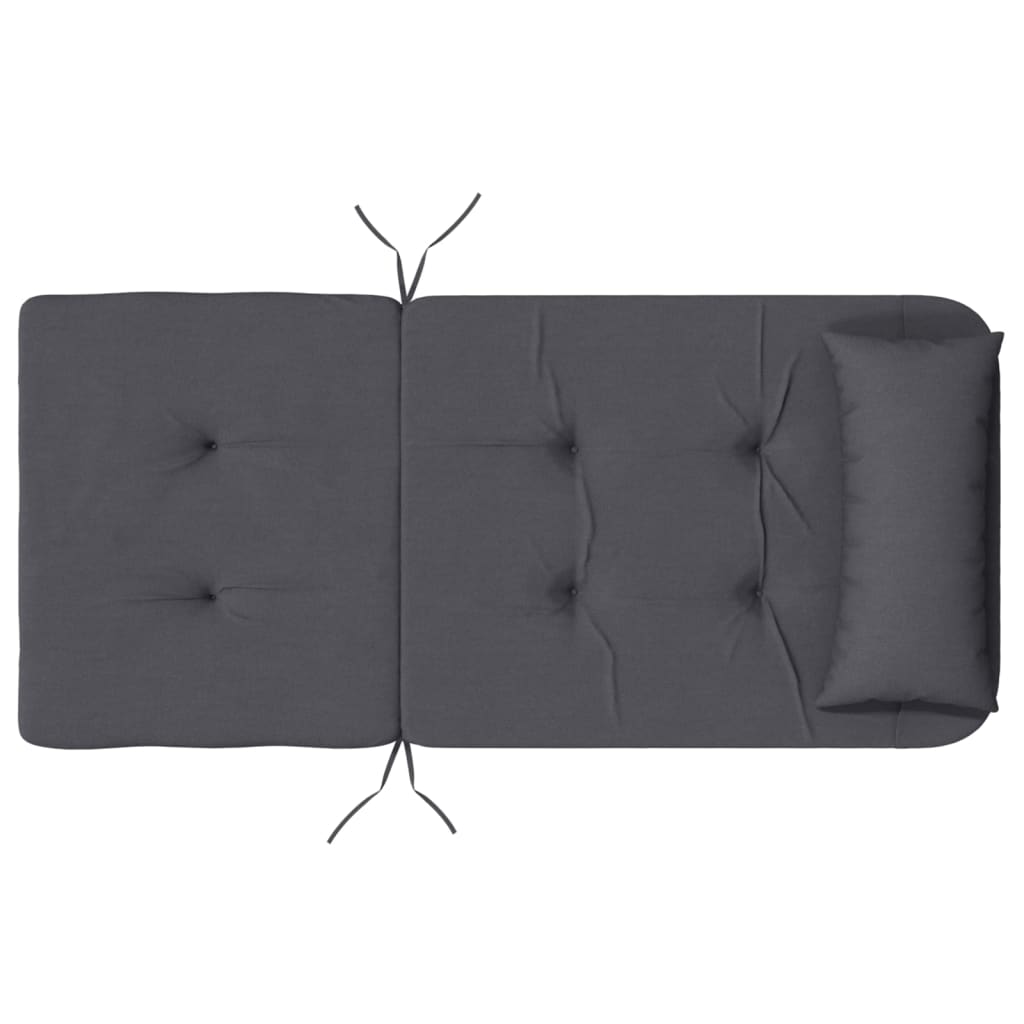 Jastuci za stolicu Adirondack 2 kom antracit od tkanine Oxford