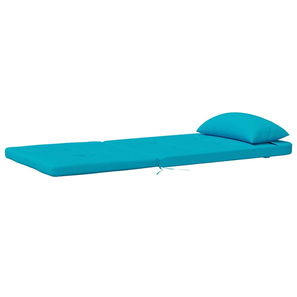 Jastučići za stolice Jednobojno 2 pcs Tirkizna 58 x 77 x 4,5 cm