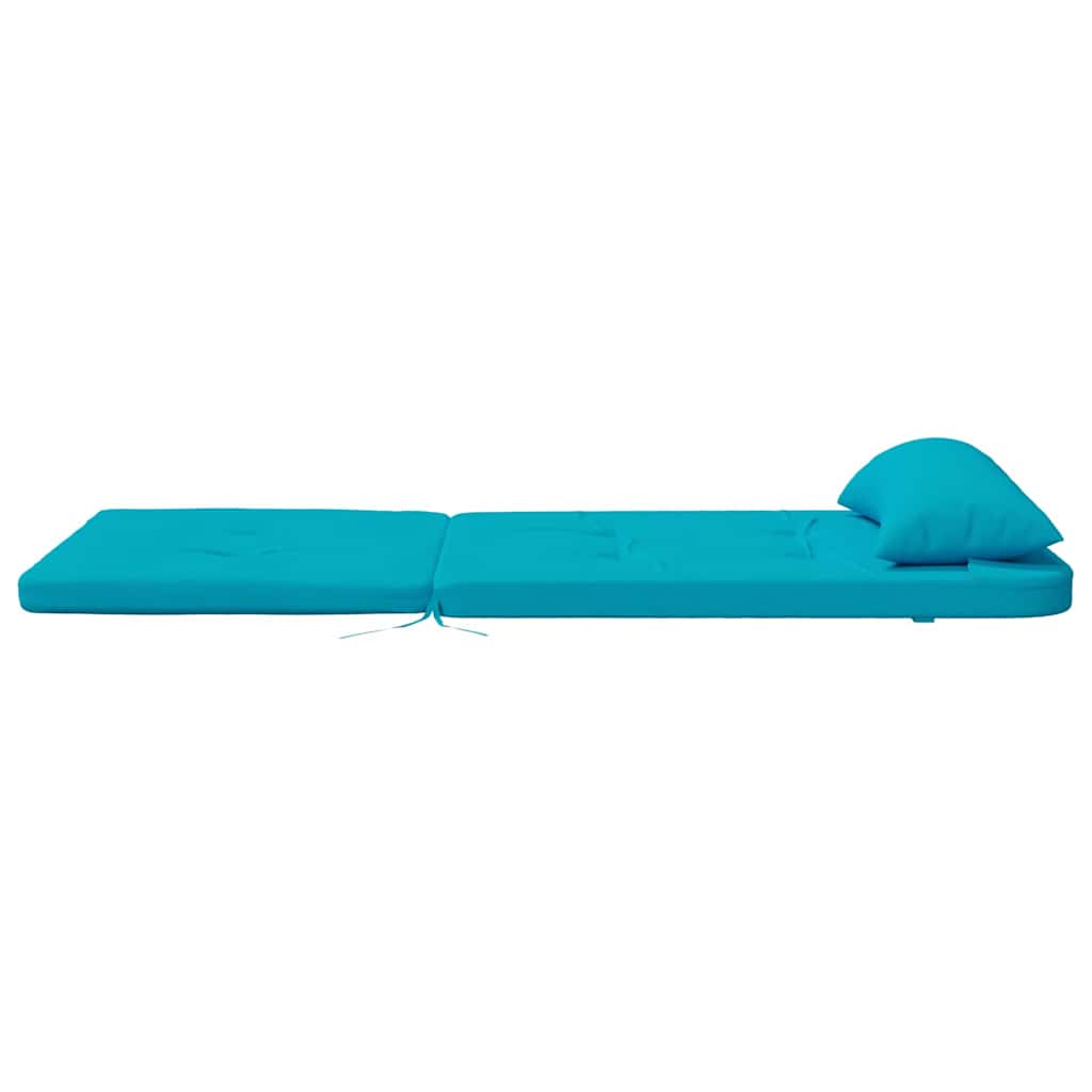 Jastučići za stolice Jednobojno 2 pcs Tirkizna 58 x 77 x 4,5 cm