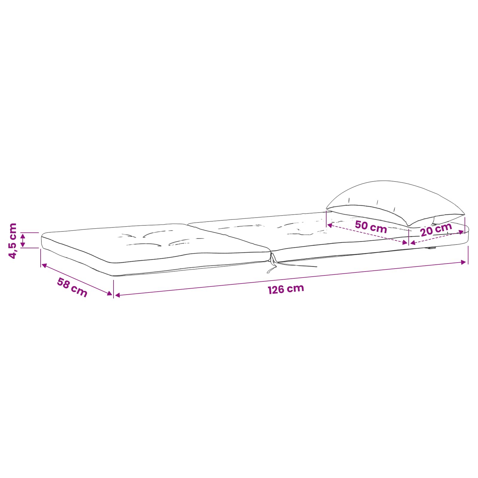 Jastučići za stolice Jednobojno 2 pcs Tirkizna 58 x 77 x 4,5 cm