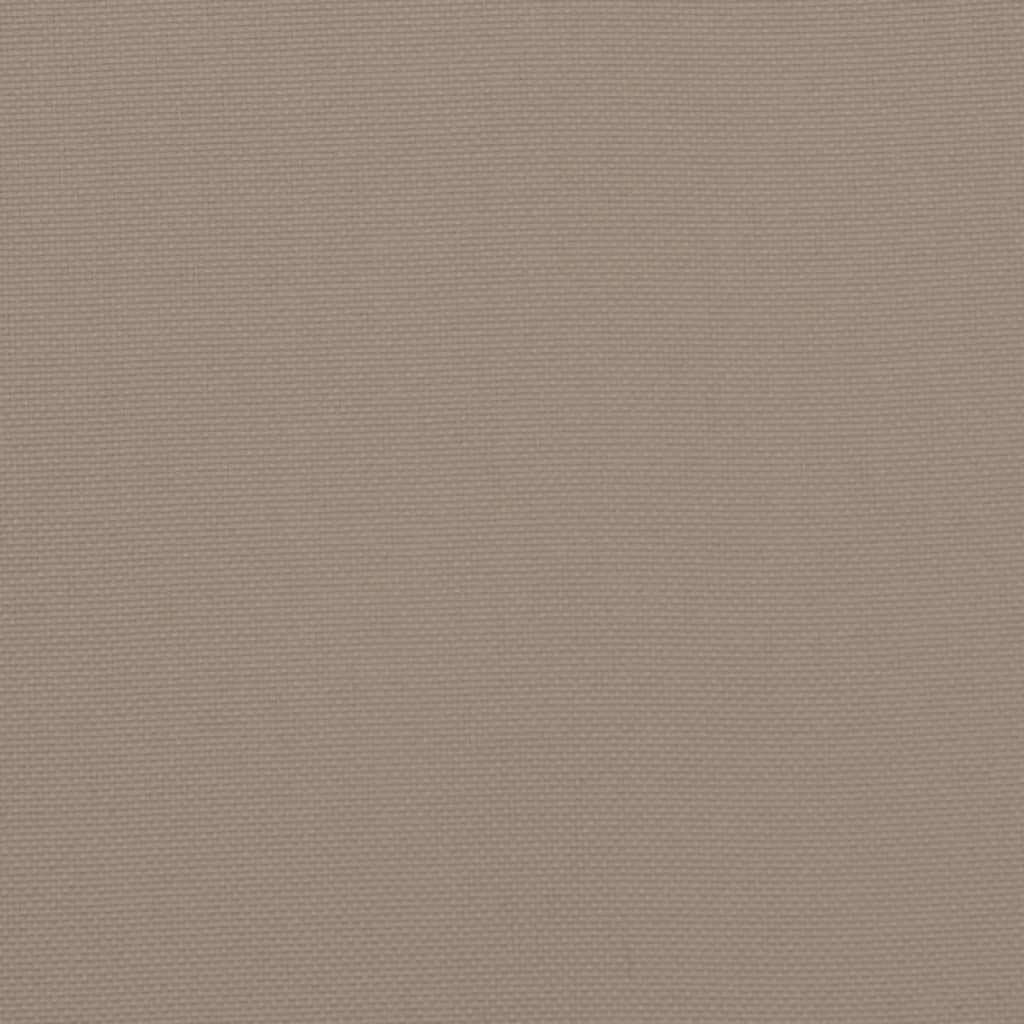 Okrugli jastuk smeđesivi Ø 60 x 11 cm od tkanine Oxford
