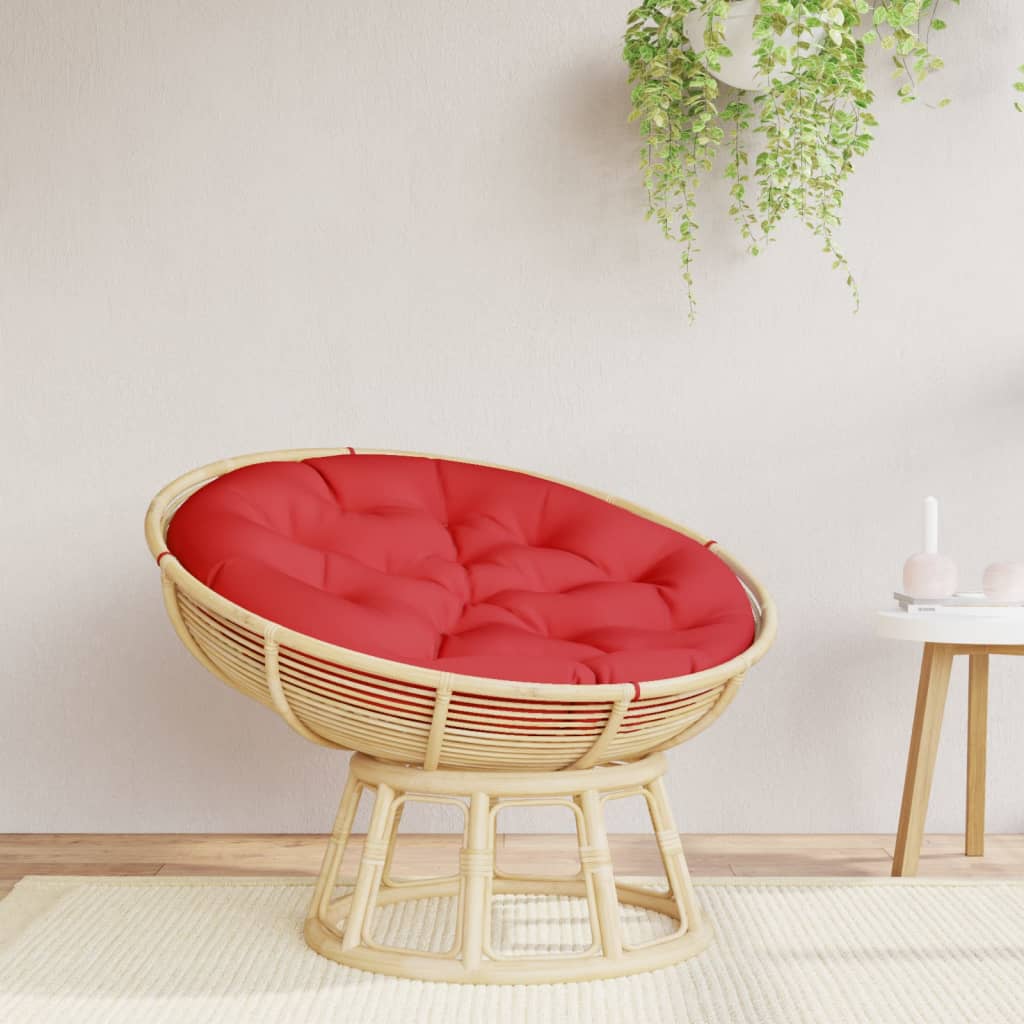 Okrugli jastuk crveni Ø 100 x 11 cm od tkanine Oxford