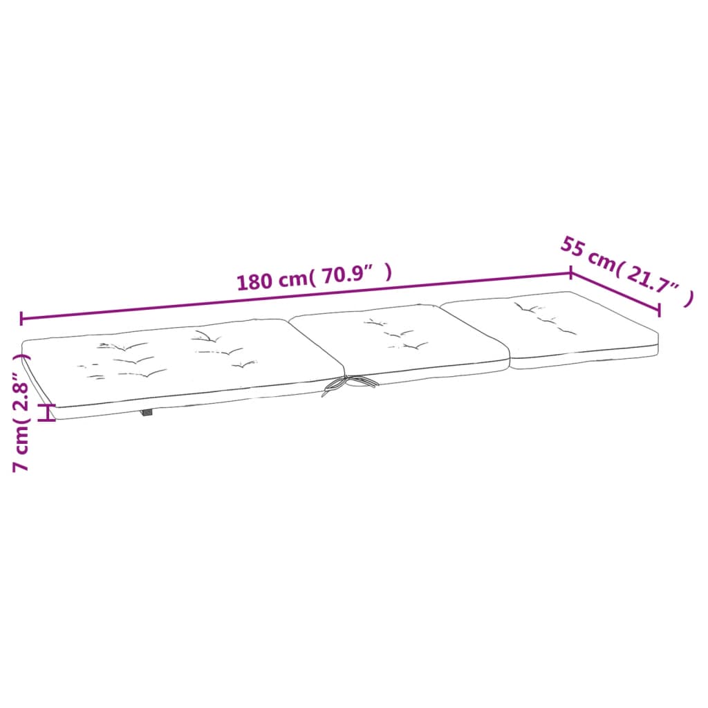Jastuci za ležaljke 2 kom s uzorkom lišća od tkanine Oxford