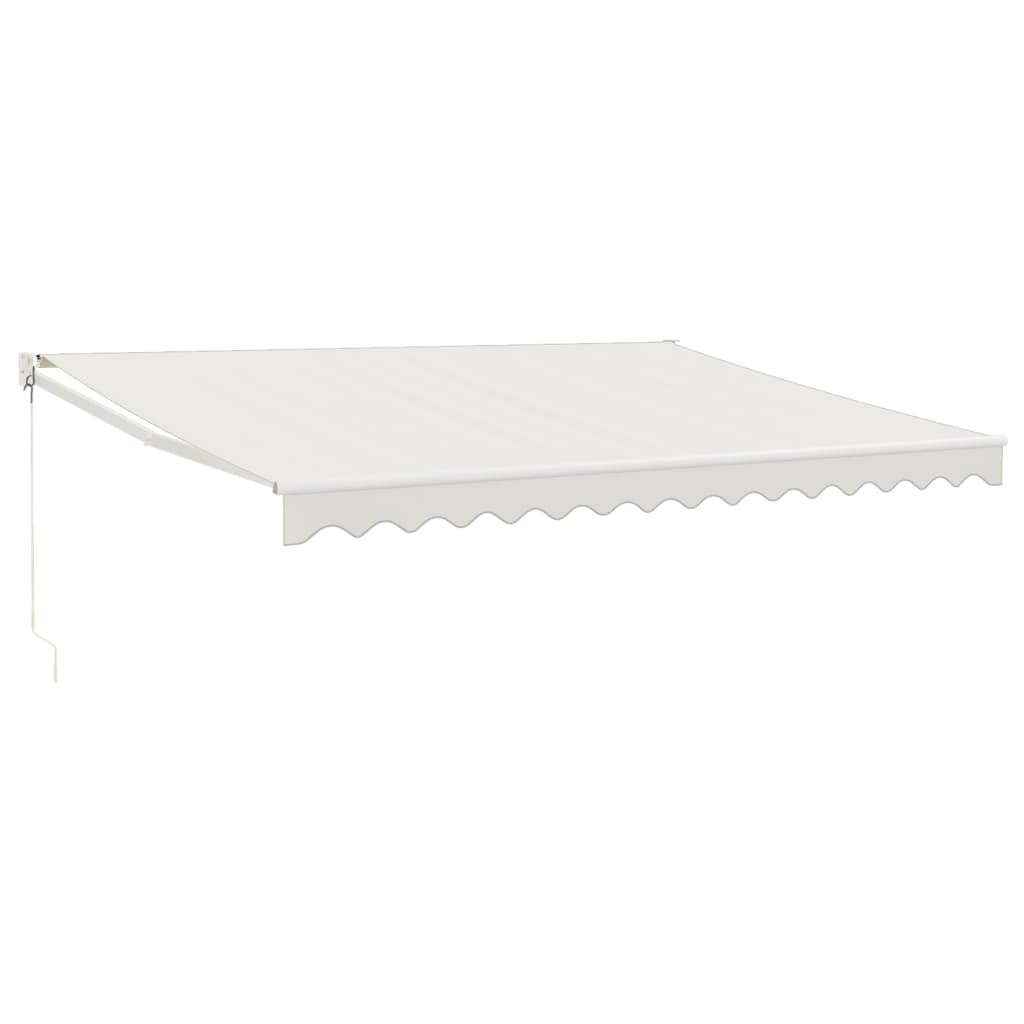 Tenda na uvlačenje krem 4,5 x 3 m od tkanine i aluminija