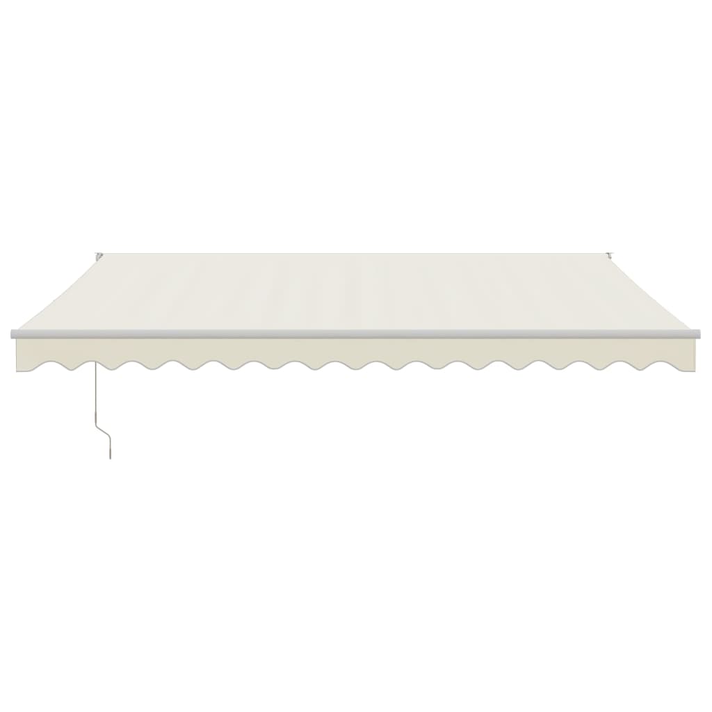 Tenda na uvlačenje krem 4,5 x 3 m od tkanine i aluminija