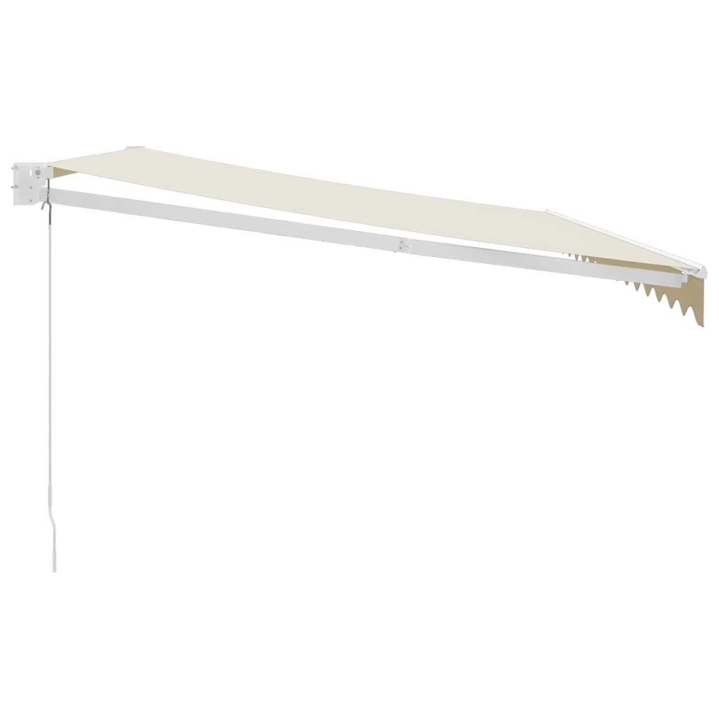 Tenda na uvlačenje krem 4,5 x 3 m od tkanine i aluminija
