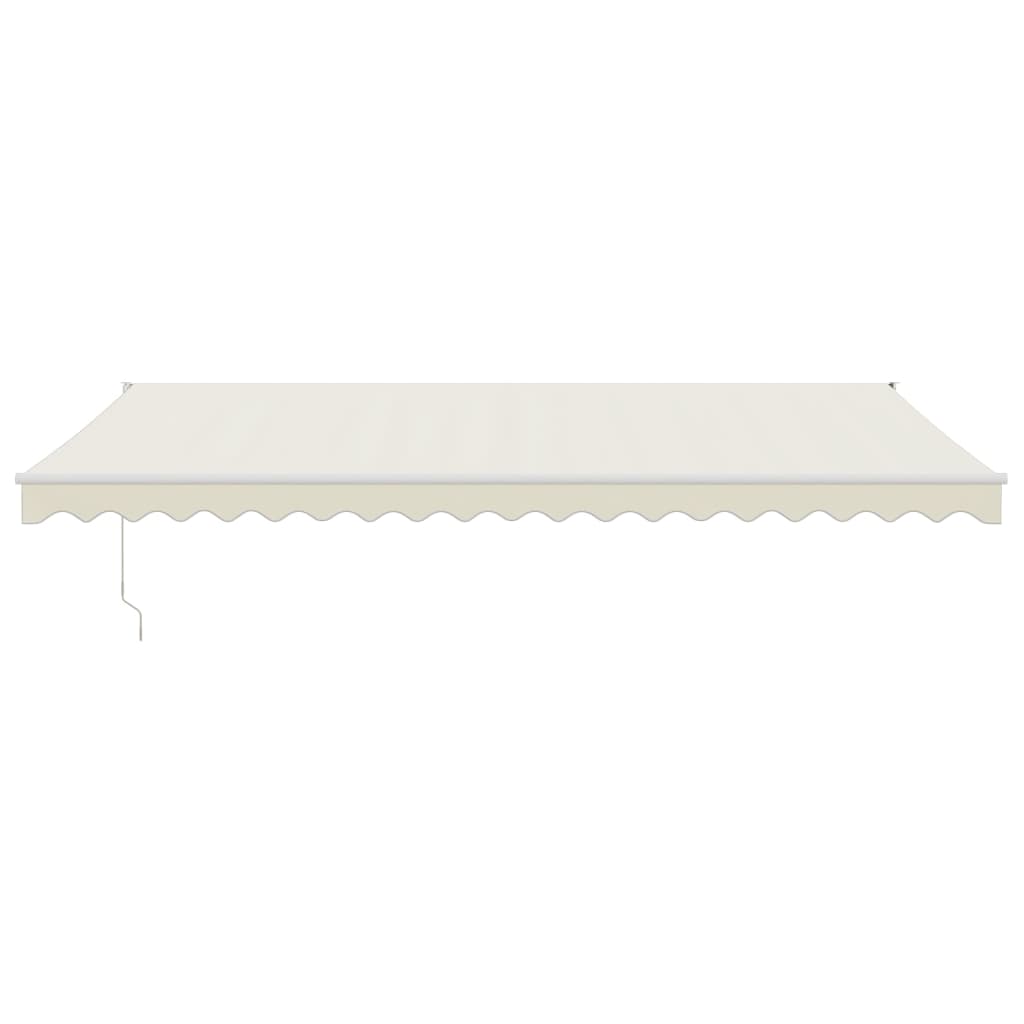 Tenda na uvlačenje krem 5 x 3 m od tkanine i aluminija