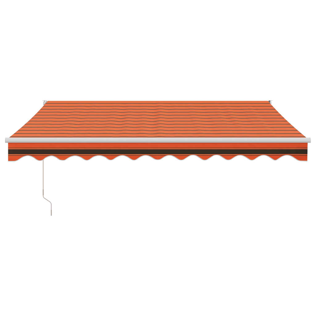 Tenda na uvlačenje narančasto-smeđa 3,5x2,5 m tkanina/aluminij