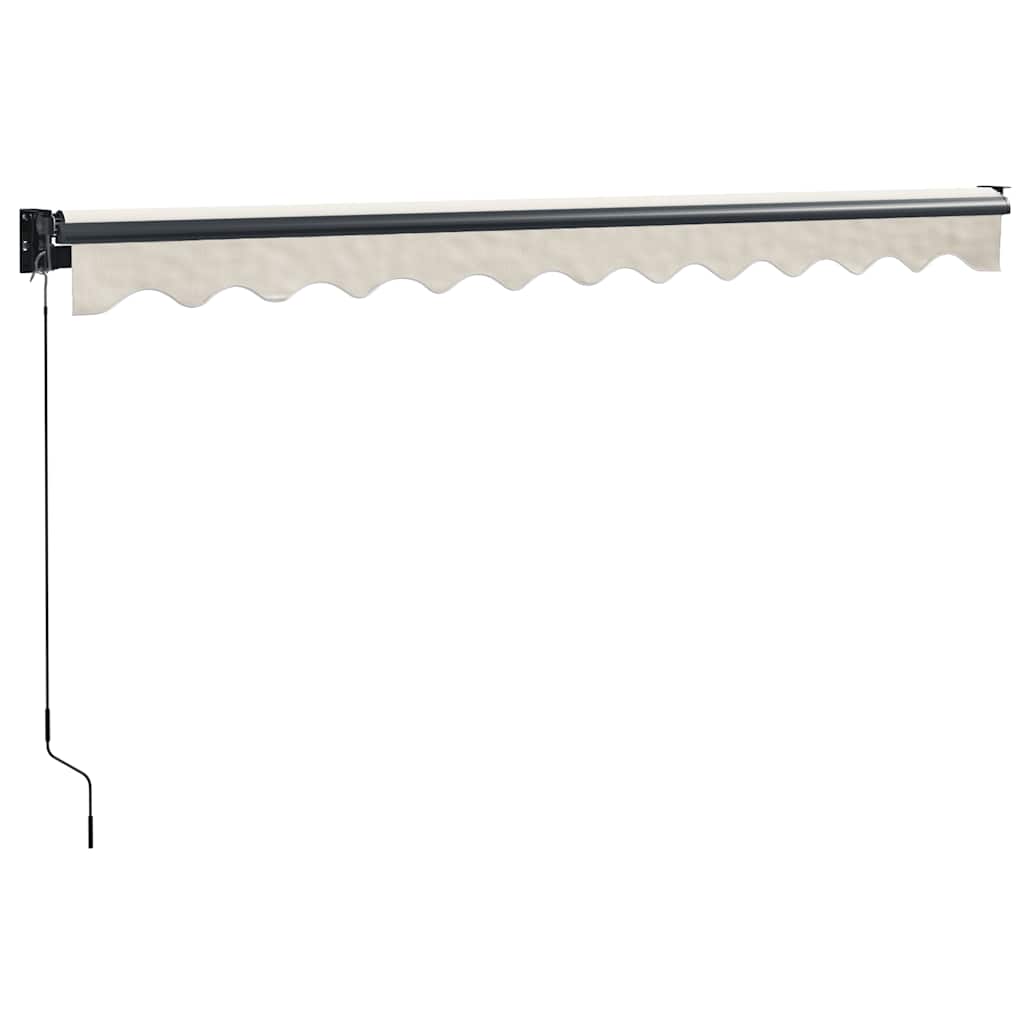 Tenda na uvlačenje krem 3 x 2,5 m od tkanine i aluminija