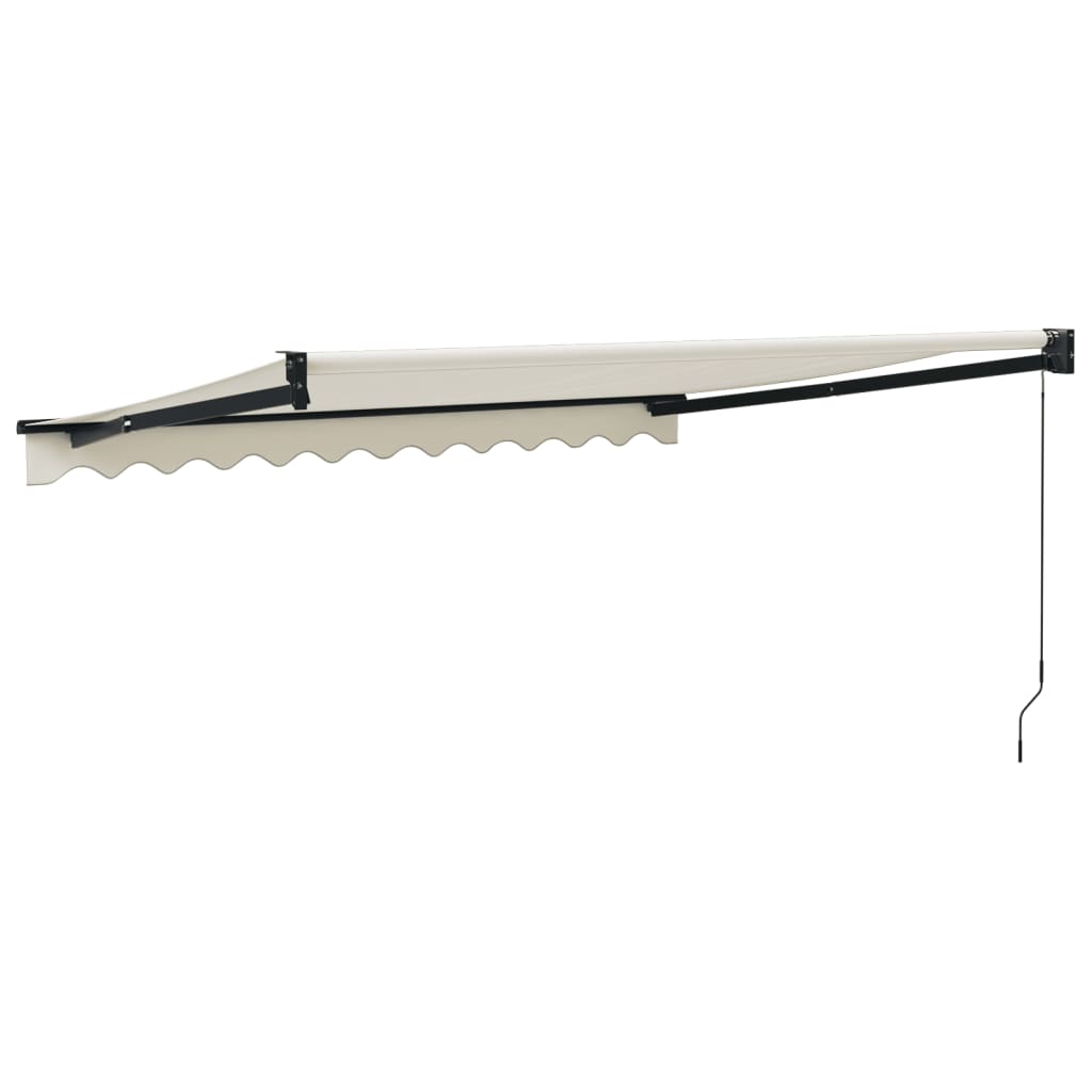 Tenda na uvlačenje krem 3,5 x 2,5 m od tkanine i aluminija