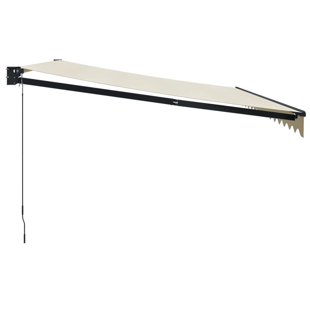 Tenda na uvlačenje krem 4,5 x 3 m od tkanine i aluminija