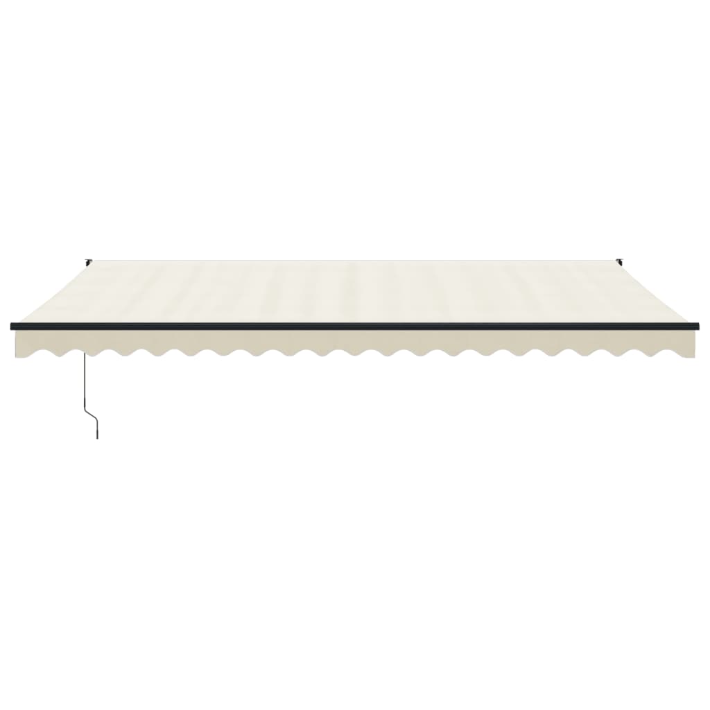 Tenda na uvlačenje krem 5 x 3 m od tkanine i aluminija