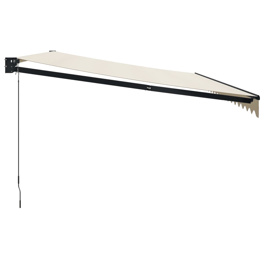Tenda na uvlačenje krem 5 x 3 m od tkanine i aluminija
