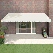 Automatska tenda na uvlačenje krem 5 x 3 m