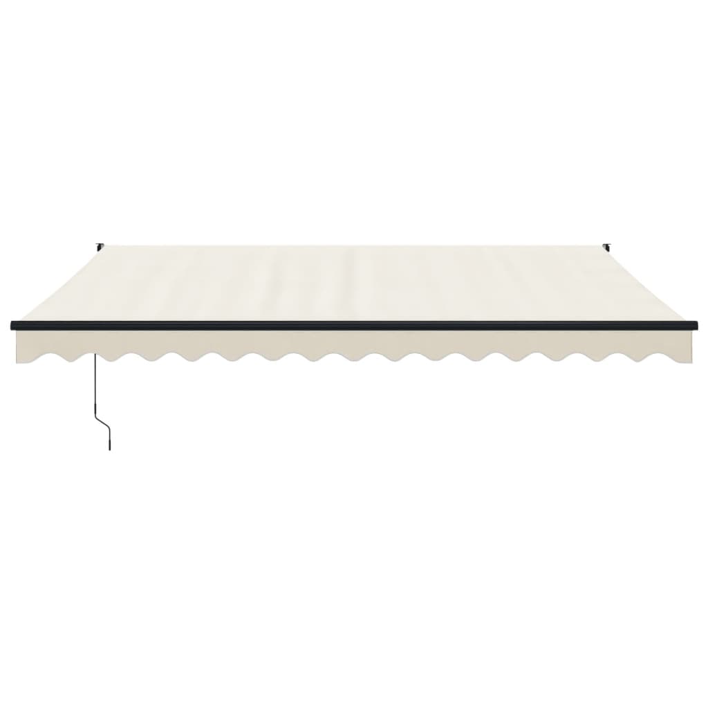 Automatska tenda na uvlačenje krem 4,5 x 3 m
