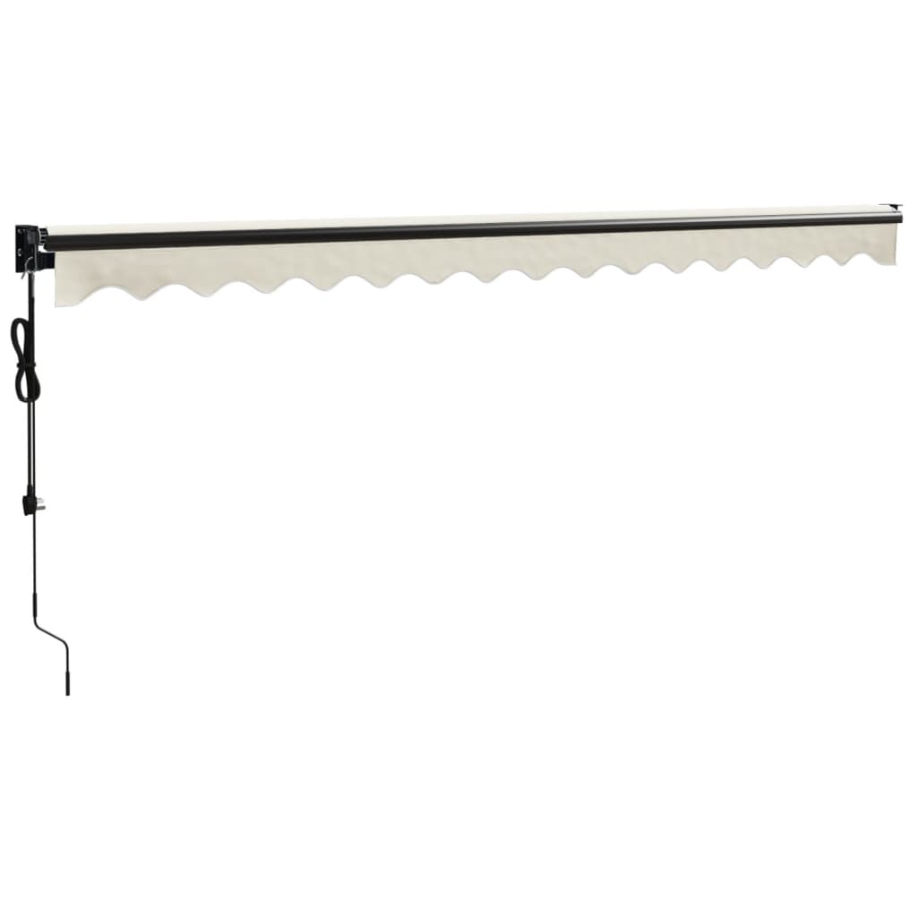 Automatska tenda na uvlačenje krem 4,5 x 3 m