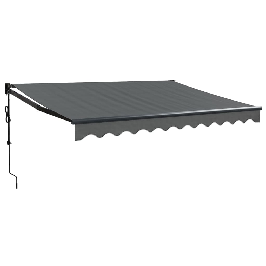 Automatska tenda na uvlačenje antracit 3 x 2,5 m