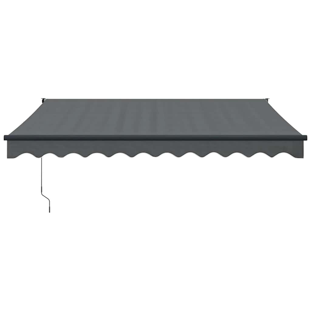 Automatska tenda na uvlačenje antracit 3,5 x 2,5 m