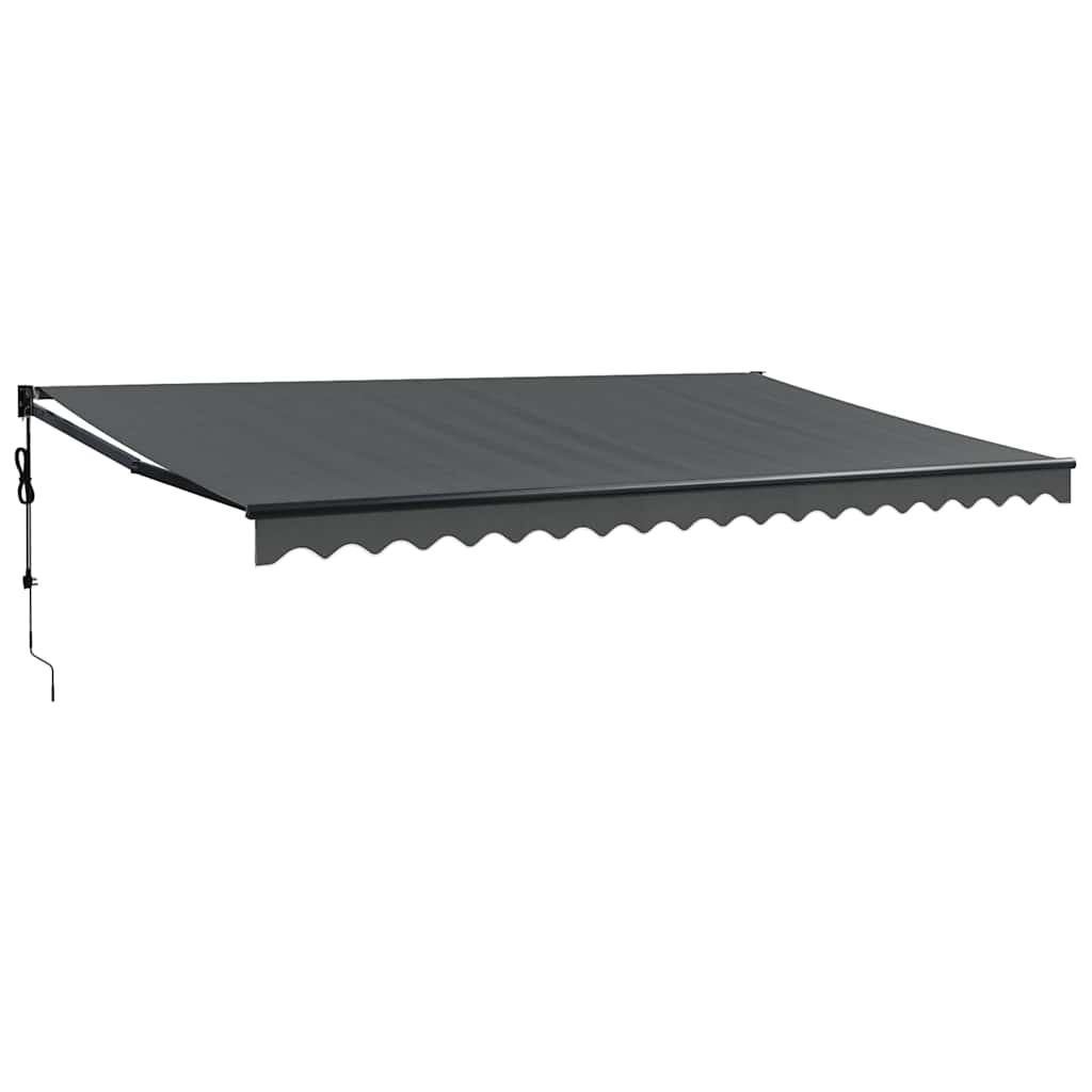 Automatska tenda na uvlačenje antracit 5 x 3 m