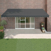 Automatska tenda na uvlačenje antracit 5 x 3 m