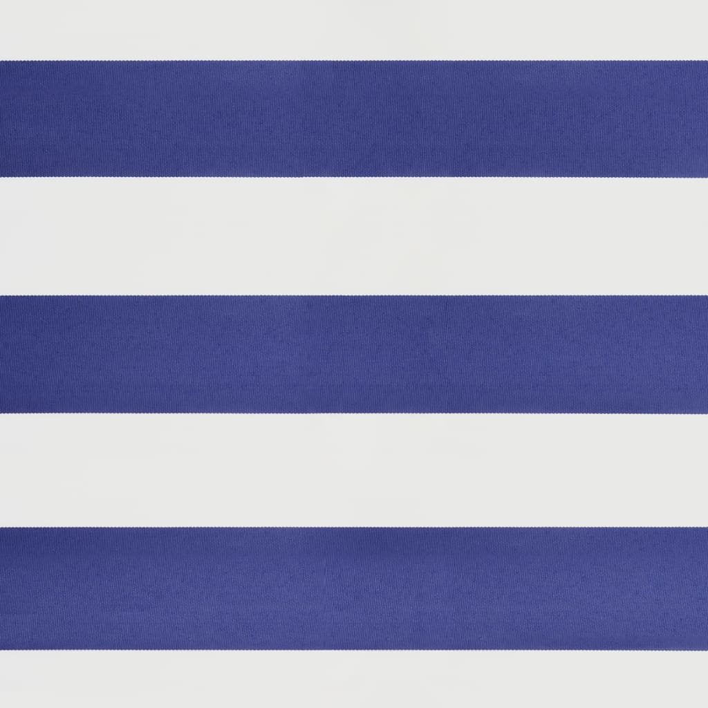 Tenda na uvlačenje plavo-bijela 5 x 3 m od tkanine i aluminija