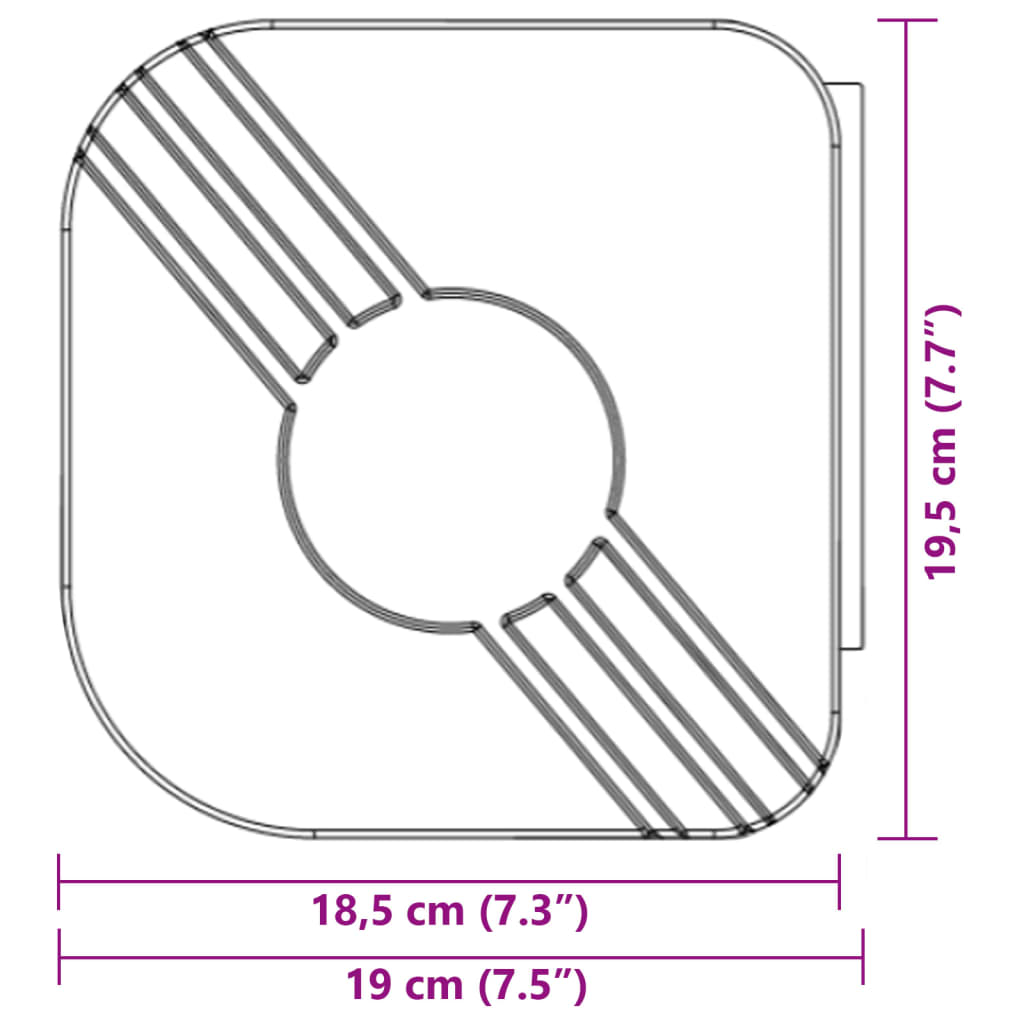 Tenda na uvlačenje plavo-bijela 5 x 3 m od tkanine i aluminija