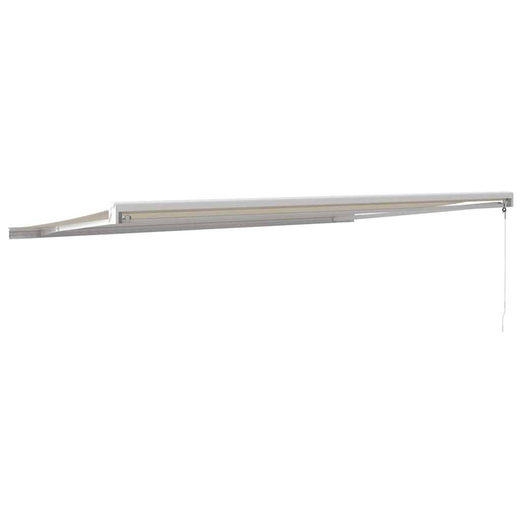 Tenda na uvlačenje krem 5 x 3 m od tkanine i aluminija