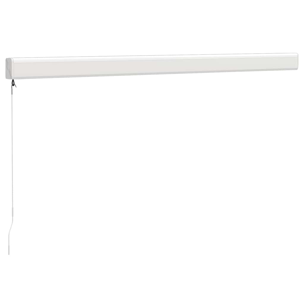 Tenda na uvlačenje žuto-bijela 3 x 2,5 m od tkanine i aluminija