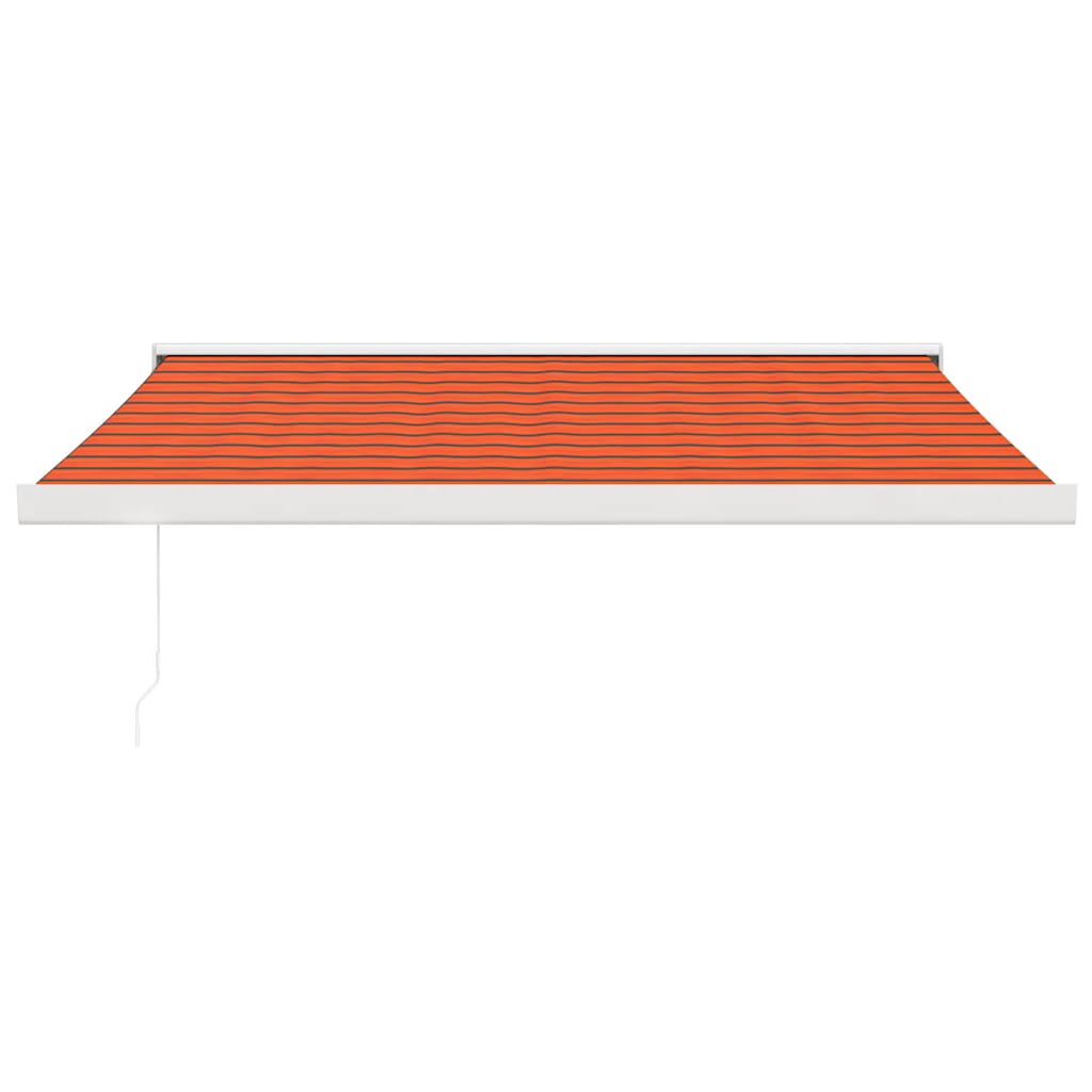 Tenda na uvlačenje narančasto-smeđa 3x2,5 m tkanina i aluminij