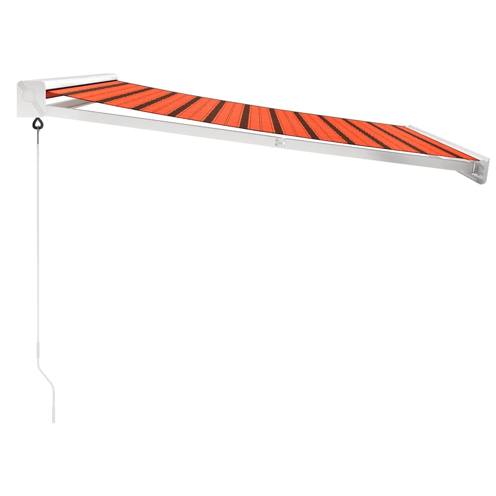 Tenda na uvlačenje narančasto-smeđa 3x2,5 m tkanina i aluminij