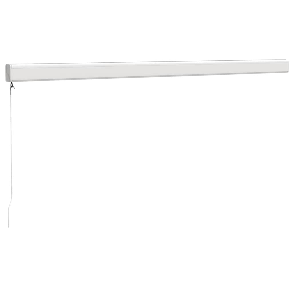 Tenda na uvlačenje narančasto-smeđa 4 x 3 m tkanina i aluminij