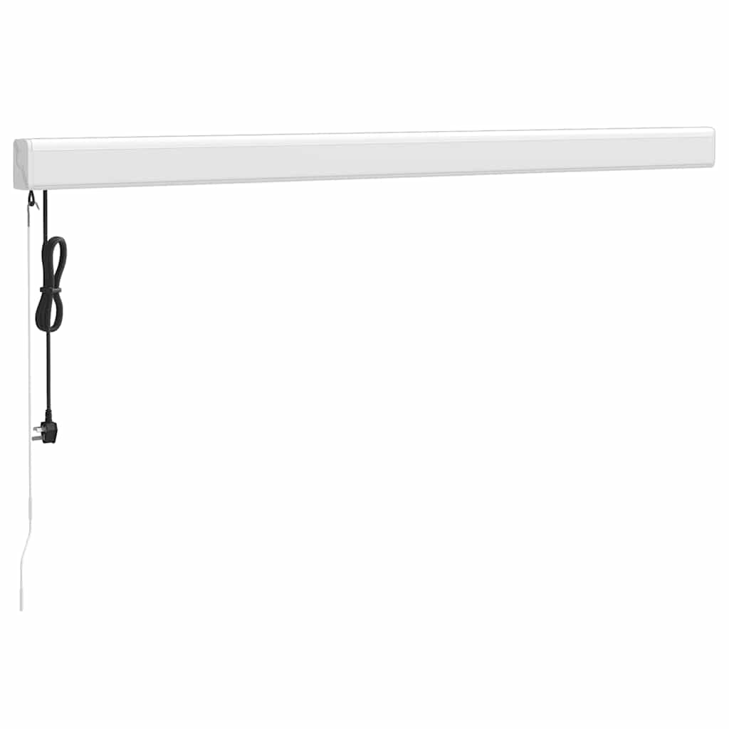 Tenda na uvlačenje žuto-bijela 3 x 2,5 m od tkanine i aluminija