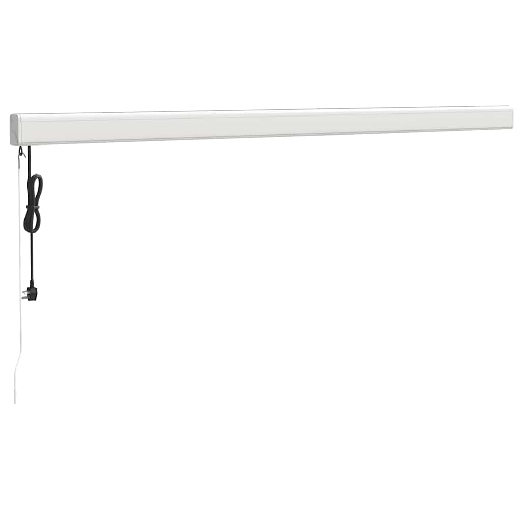 Tenda na uvlačenje žuto-bijela 4 x 3 m od tkanine i aluminija