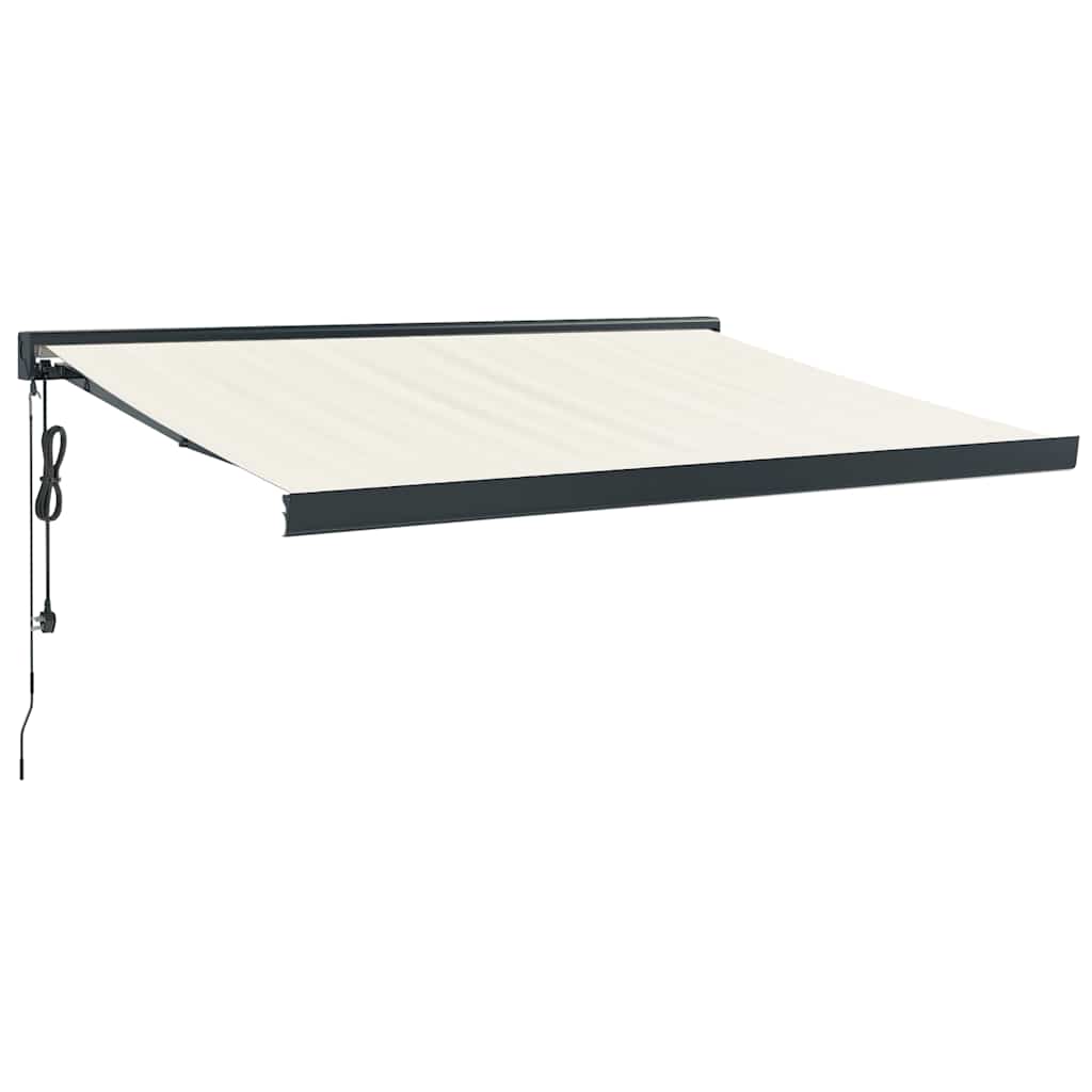 Tenda na uvlačenje krem 3,5 x 2,5 m od tkanine i aluminija