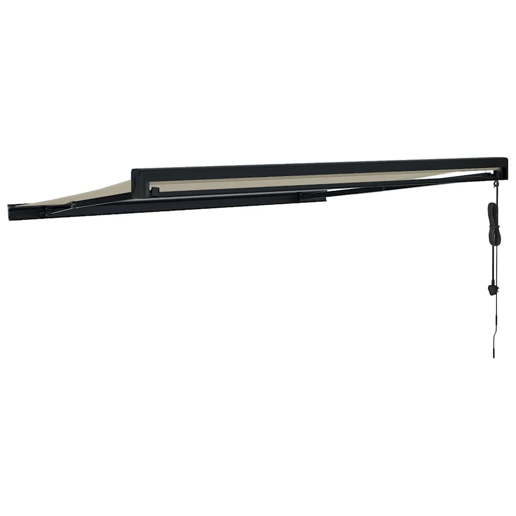 Tenda na uvlačenje krem 3,5 x 2,5 m od tkanine i aluminija