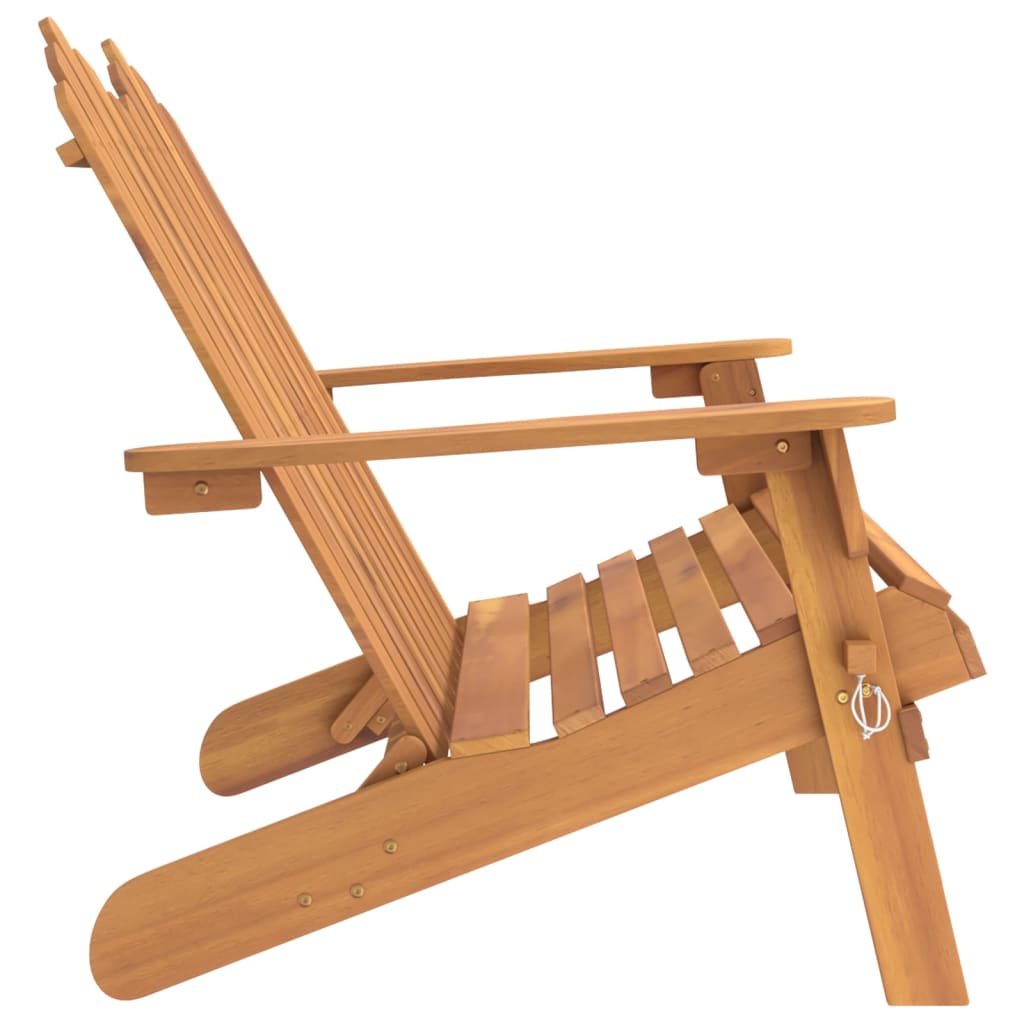 Vrtna klupa Adirondack 126 cm od masivnog drva bagrema
