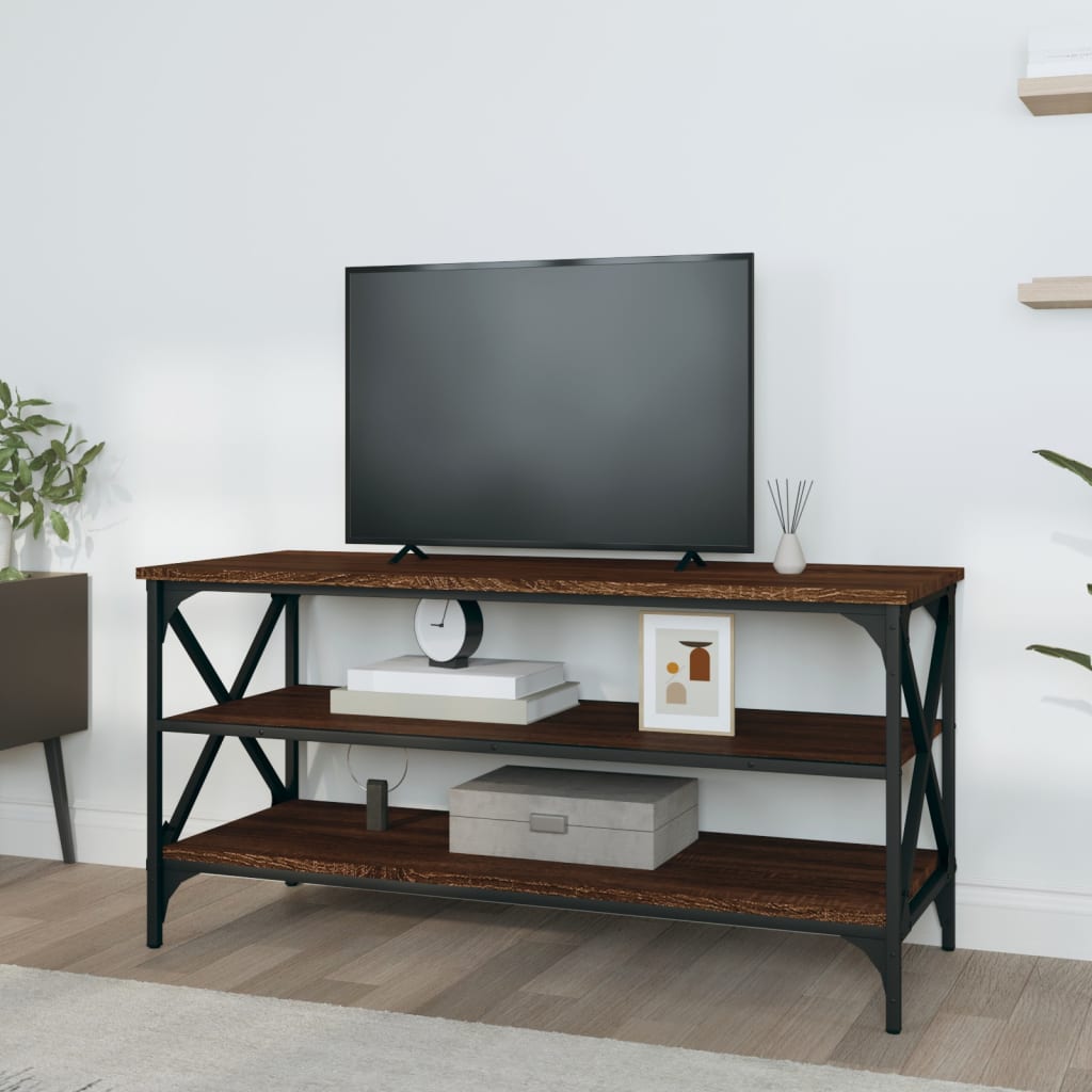 TV ormarić Smeđi hrast 100x40x50 cm konstruirano drvo