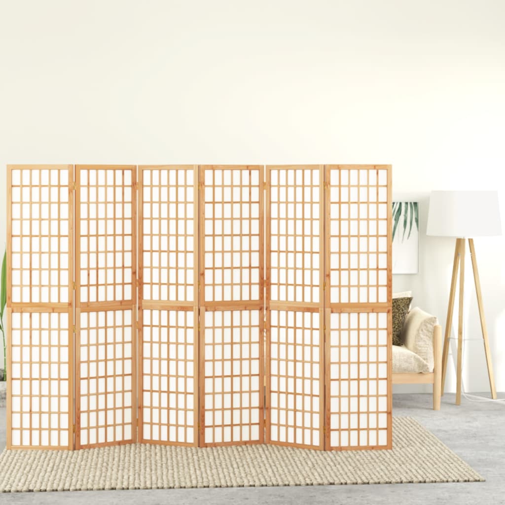 Sklopiva sobna pregrada 6 panela japanski stil 240x170 cm