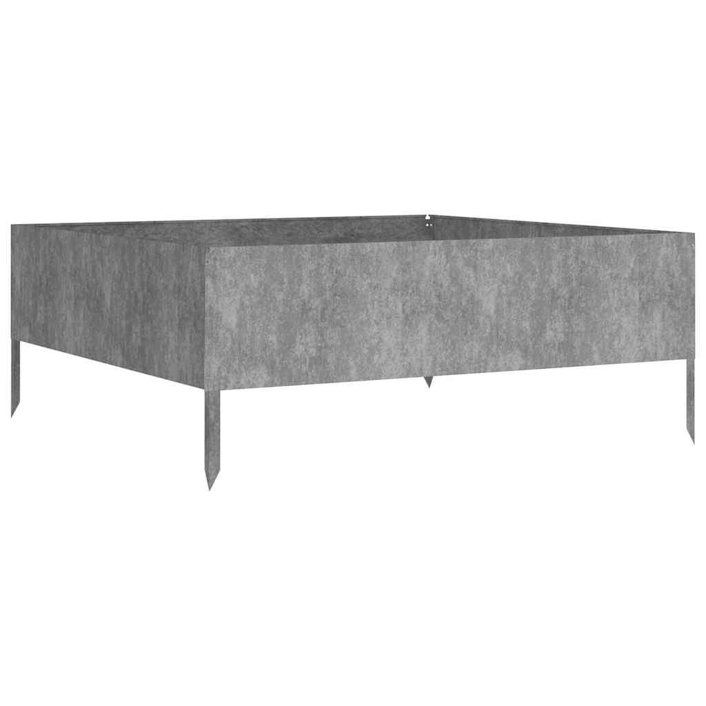 Povišena vrtna gredica 100 x 100 x 41 cm od čelika COR-TEN
