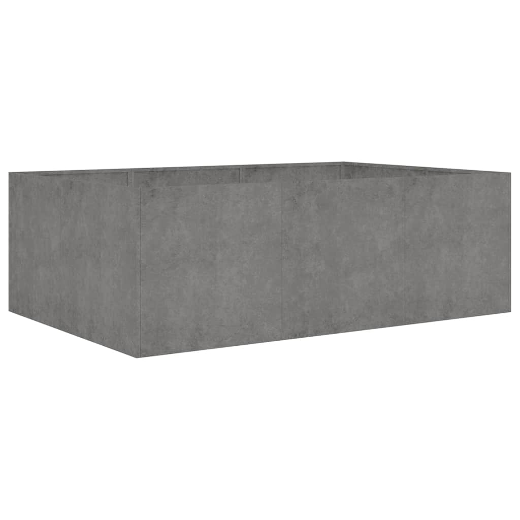 Povišena vrtna gredica 120 x 80 x 40 cm od čelika COR-TEN