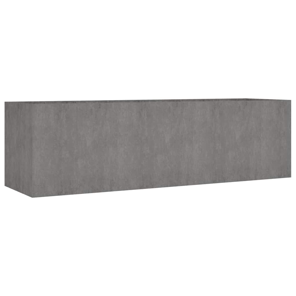 Povišena vrtna gredica 280 x 80 x 80 cm od čelika COR-TEN