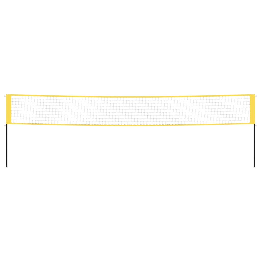 Mreža za badminton žuto-crna 600 x 155 cm od PE tkanine