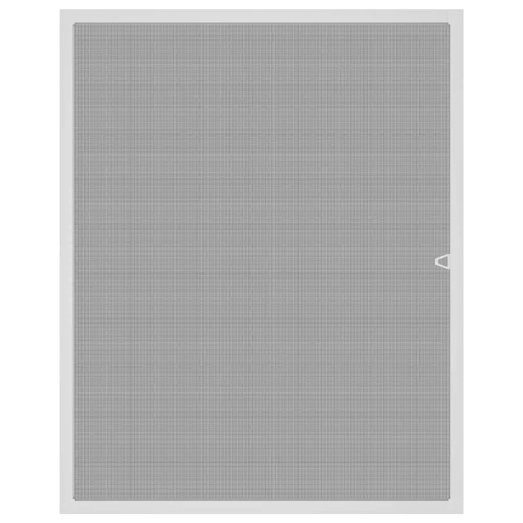 Prozorski zaslon protiv insekata bijeli 80 x 100 cm