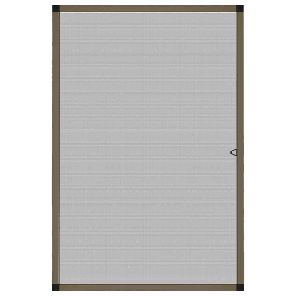 Prozorski zaslon protiv insekata smeđi 90 x 120 cm