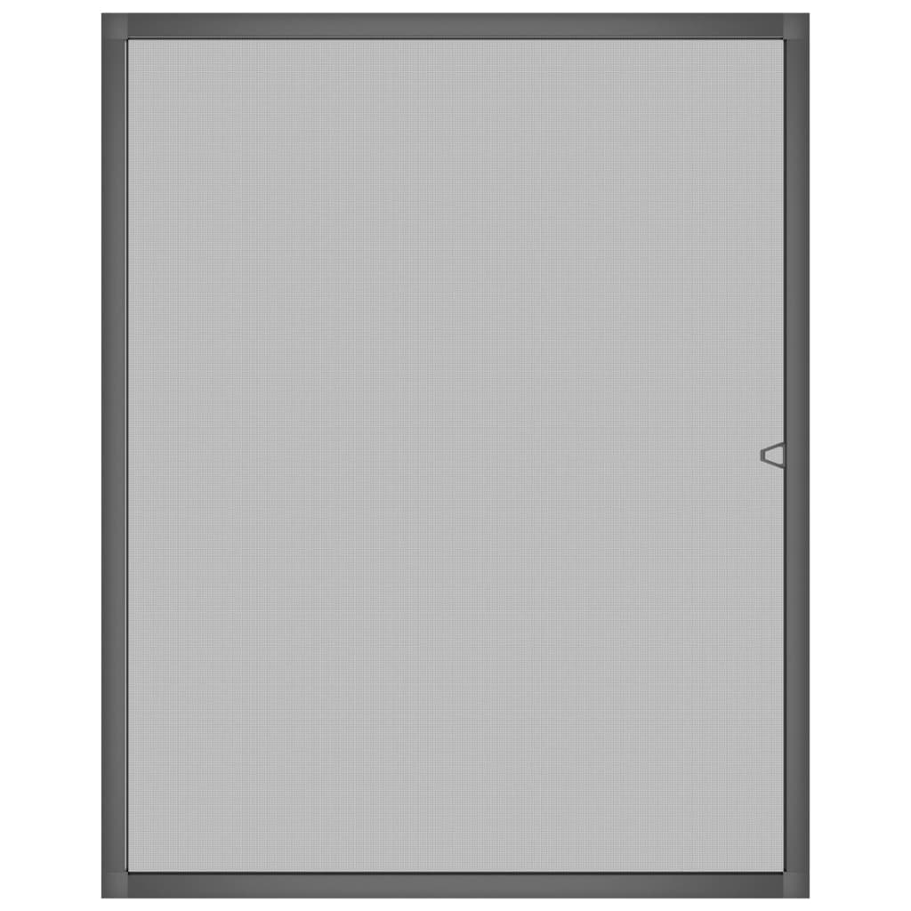 Prozorski zaslon protiv insekata antracit 80 x 100 cm