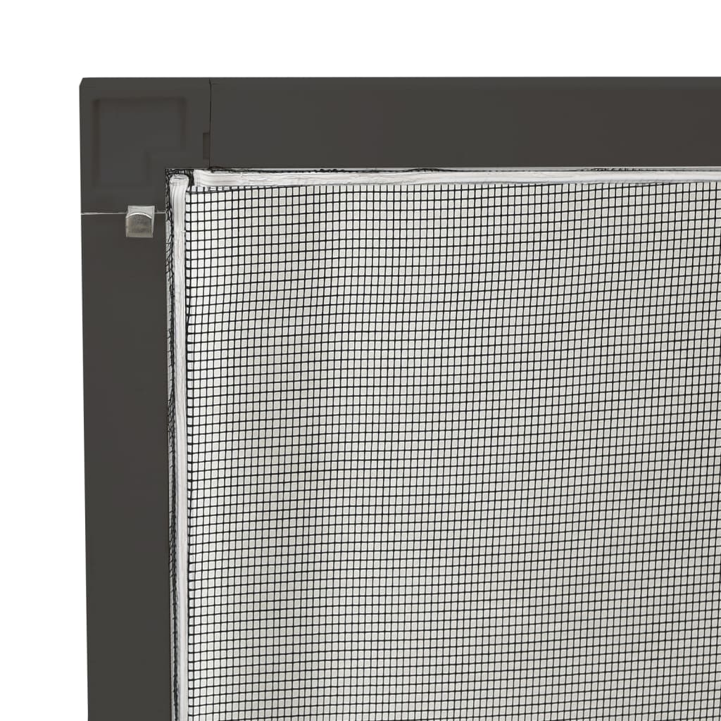 Prozorski zaslon protiv insekata antracit 80 x 100 cm