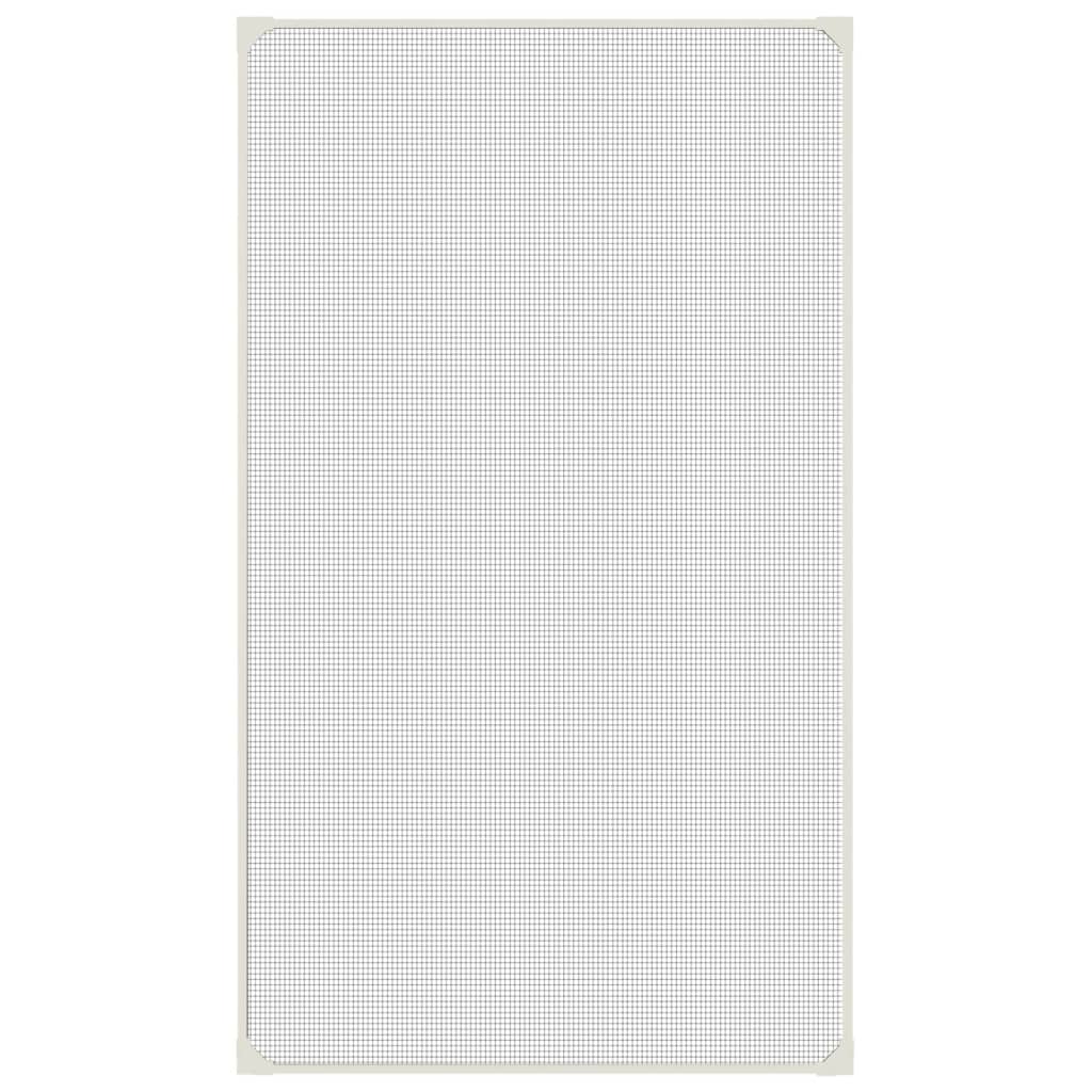 Magnetski prozorski zaslon protiv insekata bijeli 80 x 140 cm
