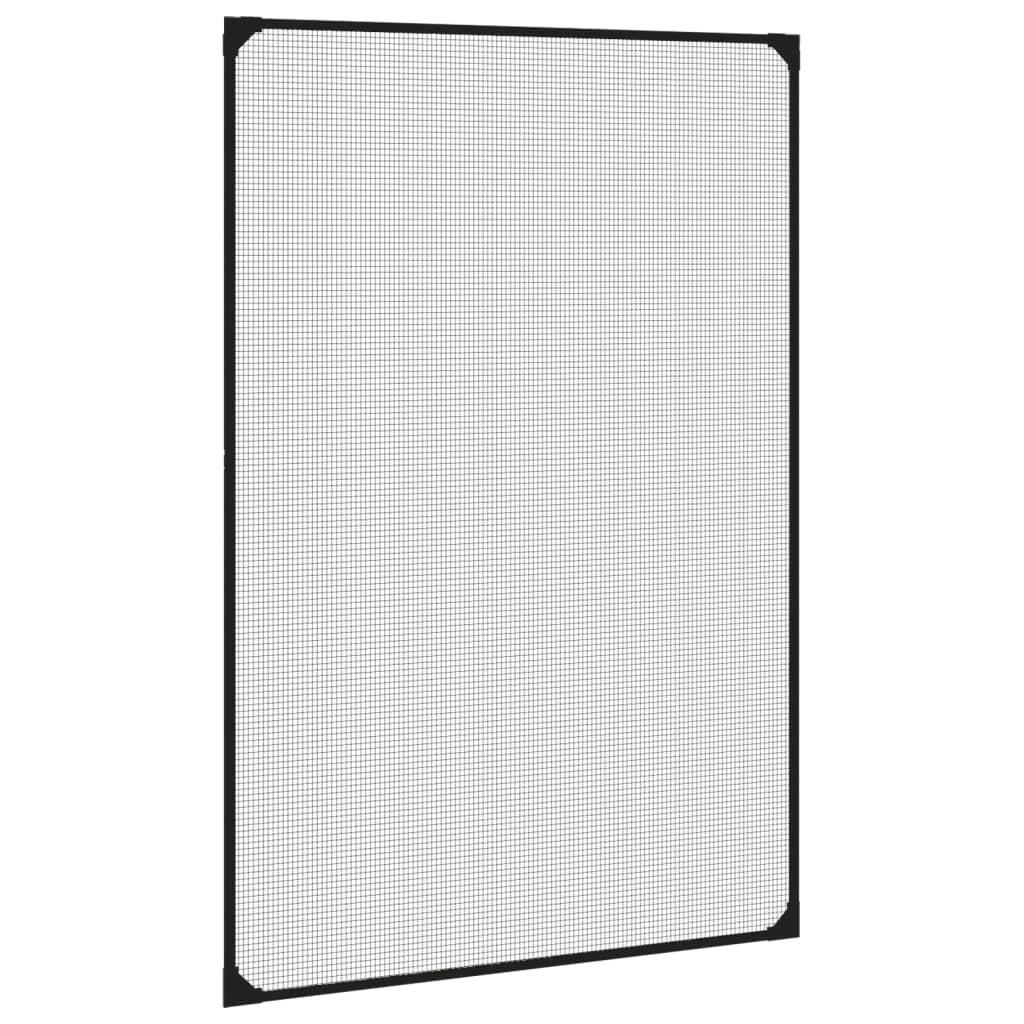 Magnetski prozorski zaslon protiv insekata antracit 80x120 cm