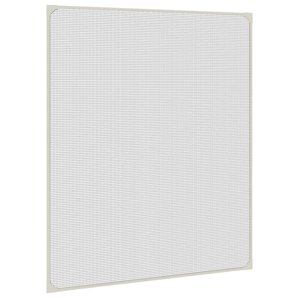 Magnetski prozorski zaslon protiv insekata bijeli 100x120 cm